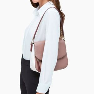 Kate Spade Jackson flap colorblock shoulder bag/crossbody. NWT